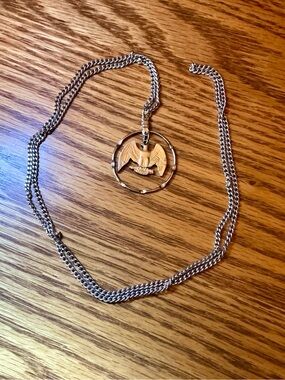 Vintage Washington Quarter Eagle Pendant Necklace